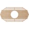 Ekena Millwork Chrysler Wood Fretwork Pierced Ceiling Medallion, Alder, 34"W x 17"H x 9"ID x 1/4"T CMWP34X17X0250CSAL - alternate 4